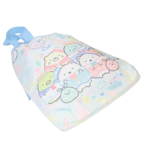 すみっコぐらし 運動靴かばん 巾着シューズバッグ しろくまのふるさと サンエックス キャラクター グッズ メール便可
