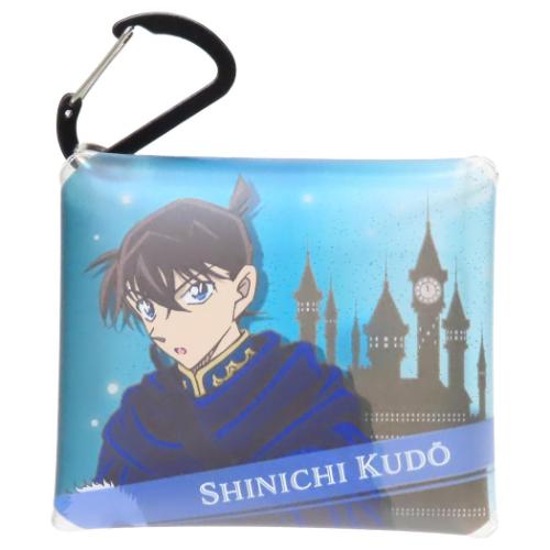 名探偵コナン ミニポーチ クリアマルチケースSS ミッドナイトシリーズ 工藤新一 少年サンデー アニメキャラクター グッズ メール便可