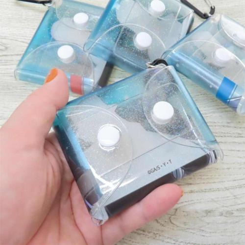 名探偵コナン ミニポーチ クリアマルチケースSS ミッドナイトシリーズ 工藤新一 少年サンデー アニメキャラクター グッズ メール便可