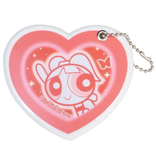 パワーパフガールズ 手鏡 ハート型ミラー ブロッサム キャラクター グッズ メール便可