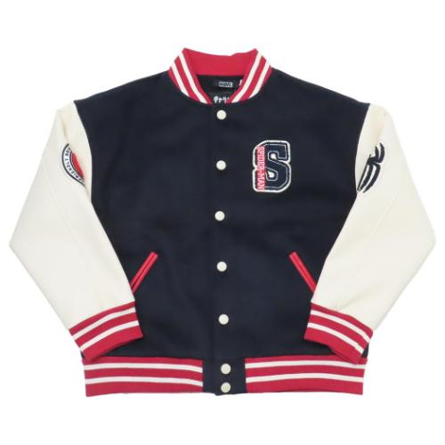 スパイダーマン アウター レディース スタジャン グレートパワー L