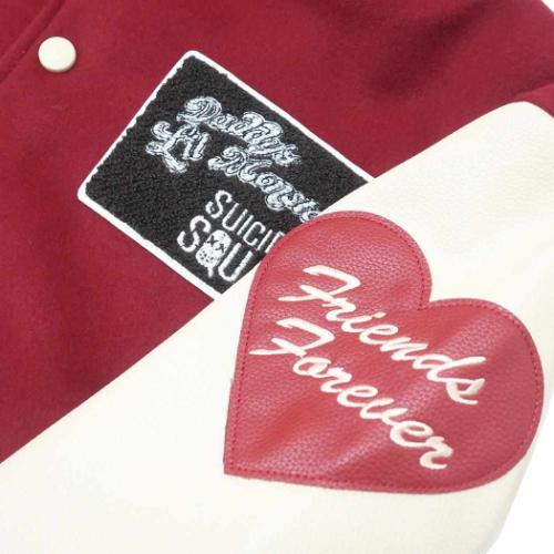 スーサイドスクワッド アウター レディース スタジャン L ハーレイクイン モンスターガール DCコミック キャラクター グッズ