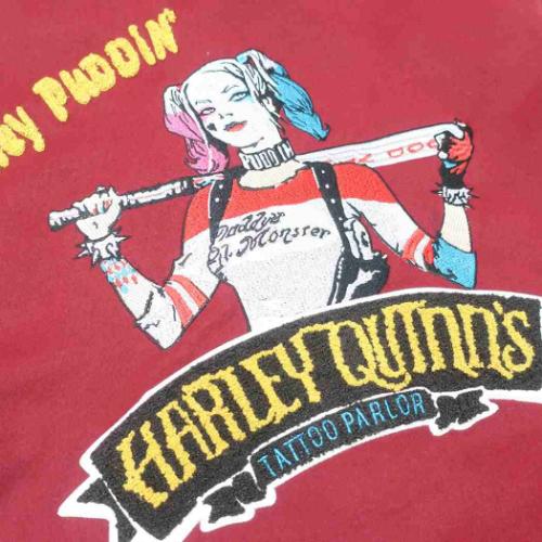 スーサイドスクワッド アウター レディース スタジャン L ハーレイクイン モンスターガール DCコミック キャラクター グッズ