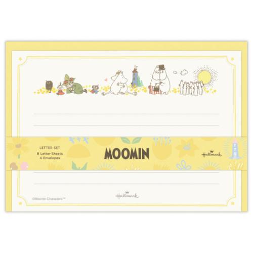 ムーミン レターセット 手紙セット MOMLSイエロー My little something 北欧 キャラクター グッズ メール便可