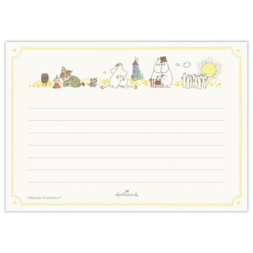 ムーミン レターセット 手紙セット MOMLSイエロー My little something 北欧 キャラクター グッズ メール便可