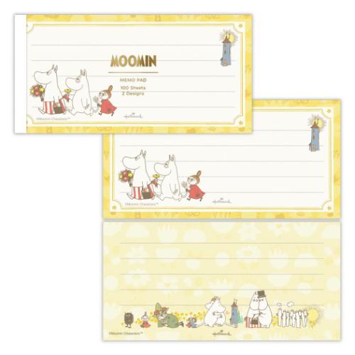 ムーミン メモ帳 メモパッド MOMLSイエロー My little something 北欧 キャラクター グッズ メール便可
