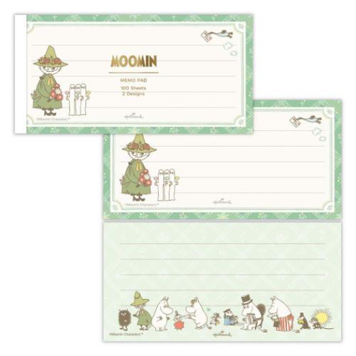ムーミン メモ帳 メモパッド MOMLSグリーン My little something 北欧 キャラクター グッズ メール便可