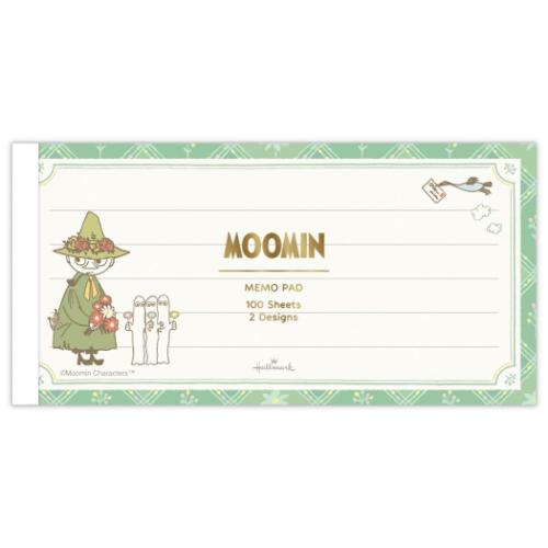 ムーミン メモ帳 メモパッド MOMLSグリーン My little something 北欧 キャラクター グッズ メール便可
