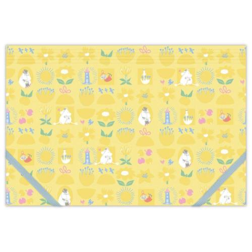 ムーミン クリアファイル クリアフォルダ MOMLSイエロー My little something 北欧 キャラクター グッズ メール便可