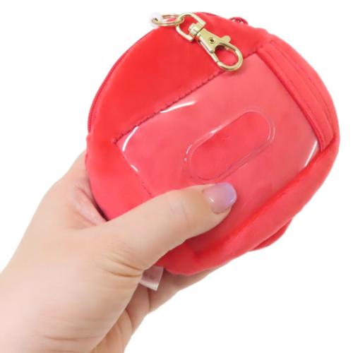 ガチャピン＆ムック 定期入れ＆小銭入れ リール付きぬいぐるみパスケース ムック キャラクター グッズ