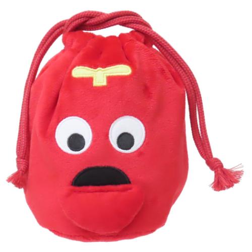 ガチャピン＆ムック 巾着袋 ぬいぐるみ巾着 ムック キャラクター グッズ メール便可