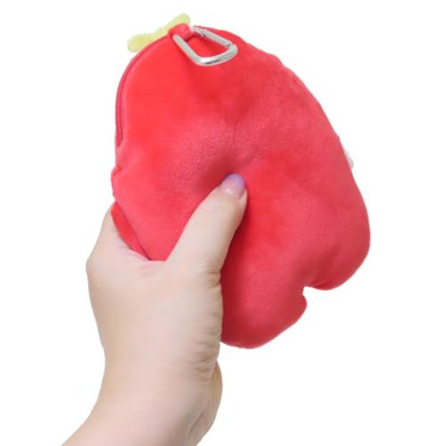 ガチャピン＆ムック ミニポーチ カラビナ付きぬいぐるみポーチ ムック キャラクター グッズ