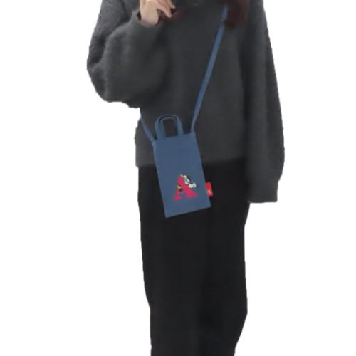 スヌーピー ミニショルダーバッグ ベビールー IP BR2way Peanuts-9Y スマホショルダーポーチ Y ピーナッツ メール便可