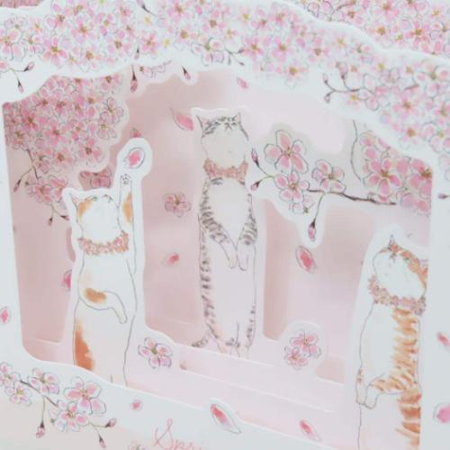 トコロコムギ グリーティングカード メッセージカード お花見 BOX かわいい グッズ メール便可