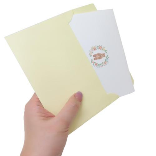 グリーティングカード アニマルPOP UPカード 多目的 お祝い 封筒付き グッズ メール便可