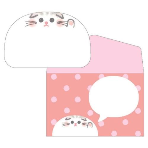 グリーティングカード どうぶつメッセージカード&封筒 ネコ お祝い グッズ メール便可