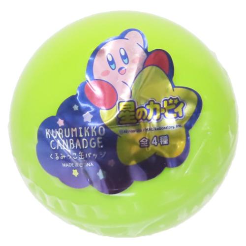 星のカービィ マスコット くるみっこ缶バッジ 全4種 キャラクター グッズ