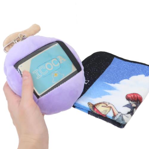 ワンピース パスケース＆タオルセット 悪魔の実エンボスパスケースセット ゴムゴムの実 少年ジャンプ アニメキャラクター グッズ