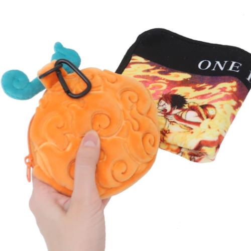 ワンピース ポーチ＆タオルセット 悪魔の実エンボスポーチセット メラメラの実 少年ジャンプ アニメキャラクター グッズ