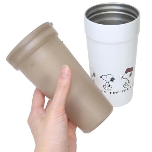 スヌーピー 保温保冷コップ 2WAYタンブラー フードボウル ピーナッツ キャラクター グッズ
