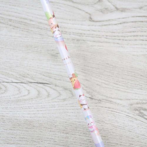 もちもちぱんだ 鉛筆 ストーン鉛筆2B ライトブルー かわいい グッズ メール便可