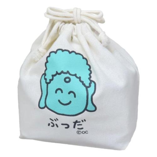おえかきさん 巾着袋 キンチャク きんちゃくポーチ ぶっださん かわいい グッズ メール便可
