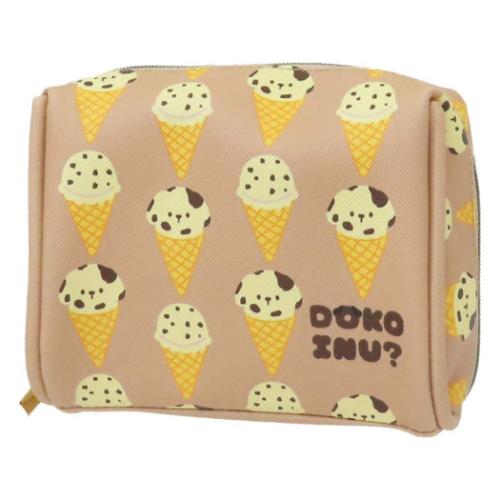 コスメポーチ 化粧ポーチ ドコイヌアイスクリーム かわいい グッズ