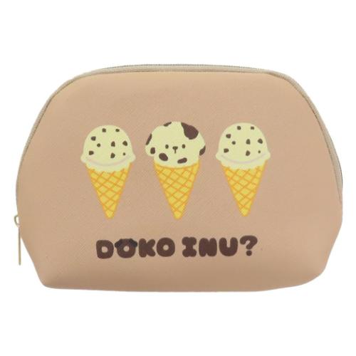 ミニポーチ ティッシュポーチ ドコイヌアイスクリーム 小物入れ グッズ