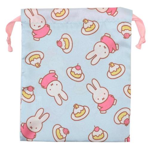 ミッフィー 巾着袋 リボン巾着 ミッフィーとケーキ ディックブルーナ 絵本キャラクター グッズ メール便可