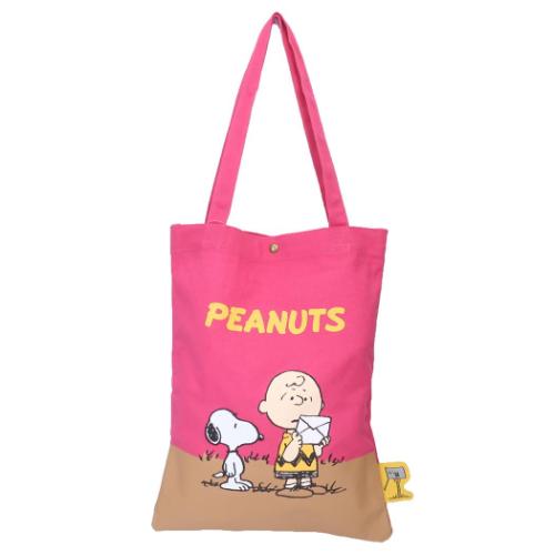 スヌーピー トートバッグ ナラティブトートバッグ レター ピーナッツ キャラクター グッズ メール便可