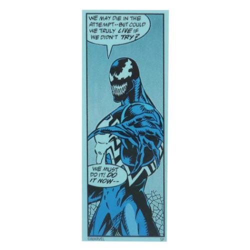 ヴェノム ダイカットシール キャラクターステッカー コミック ライトブルー MARVEL キャラクター グッズ メール便可