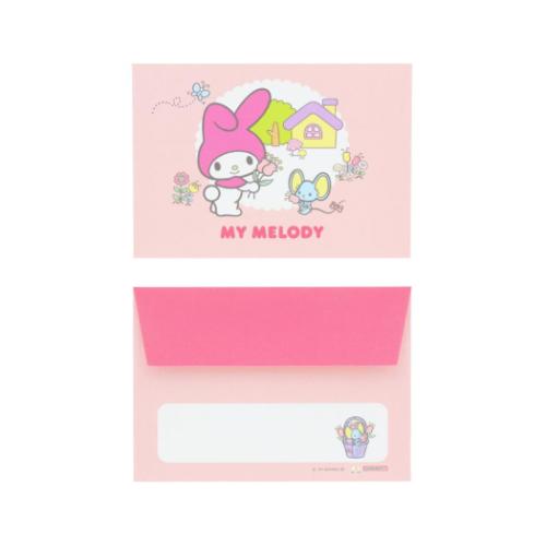 マイメロディ 手紙セット ミニレターセット ピンク サンリオ キャラクター グッズ メール便可