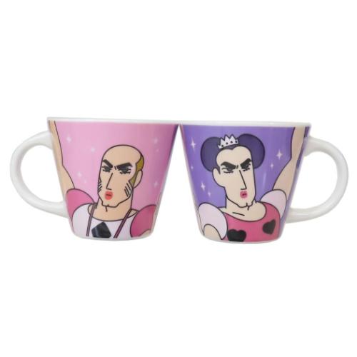クレヨンしんちゃん ギフト食器 ペアマグカップ マカオとジョマ アニメキャラクター グッズ