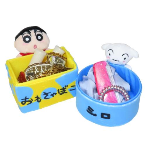 クレヨンしんちゃん 卓上収納 ぬいぐるみ小物入れ シロ アニメキャラクター グッズ