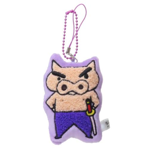 クレヨンしんちゃん マスコット もこもこクリーナーマスコット ぶりぶりざえもん アニメキャラクター グッズ メール便可