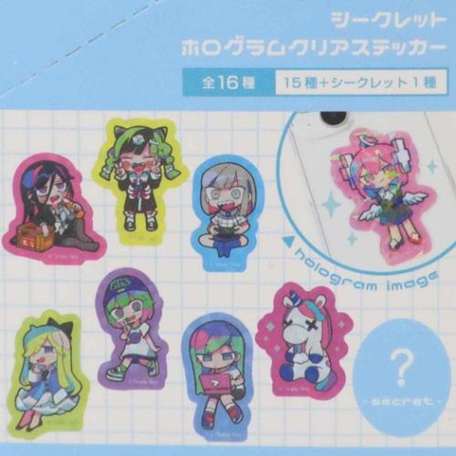 寺田てら ダイカットシール シークレットホログラムクリアステッカー 全16種 かわいい グッズ メール便可
