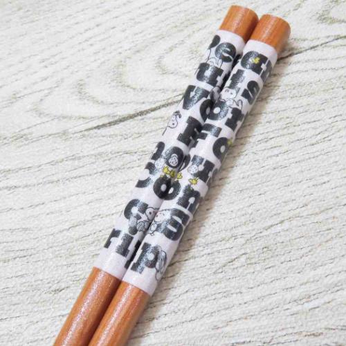 スヌーピー おはし 和紙巻箸23cm レターズ ピーナッツ キャラクター グッズ メール便可