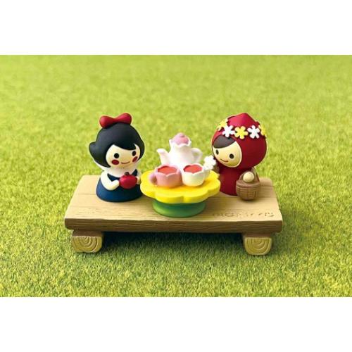 ミニミニオトギッコ マスコット ミニミニオブジェ フラワーティーセット かわいい グッズ