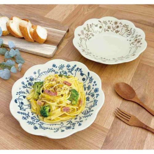 KISSAプレート 中皿 お花プレート L BR かわいい グッズ