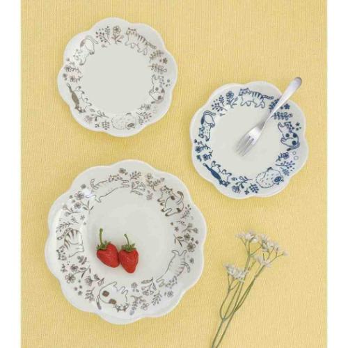 KISSAプレート 中皿 お花プレート L BR かわいい グッズ