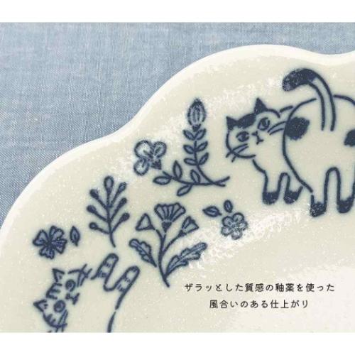 KISSAプレート 中皿 お花プレート L BR かわいい グッズ