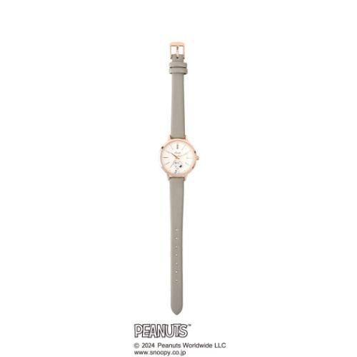 スヌーピー 腕時計 2レイヤーウォッチG GY ピーナッツ キャラクター グッズ