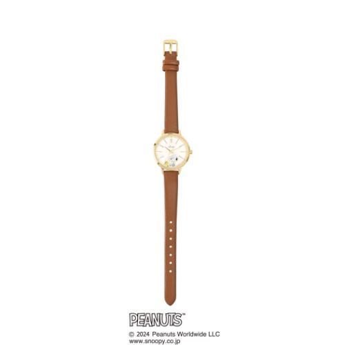 スヌーピー 腕時計 2レイヤーウォッチG BR ピーナッツ キャラクター グッズ