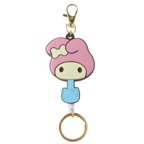 マイメロディ キーリング ラバーキーリール サンリオキャラクターズチョコレート サンリオ キャラクター グッズ メール便可