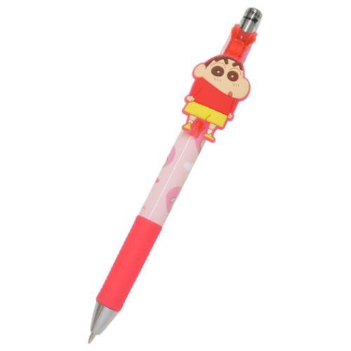 クレヨンしんちゃん シャープペンシル マスコット付きシャープペン 照れしんちゃん アニメキャラクター グッズ メール便可