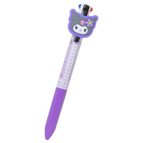 クロミ ボールペン マスコット付き4色ボールペン カオハナクロミ サンリオ キャラクター グッズ メール便可