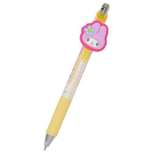 マイメロディ シャープペンシル マスコット付きシャープペン カオハナマイメロ サンリオ キャラクター グッズ メール便可