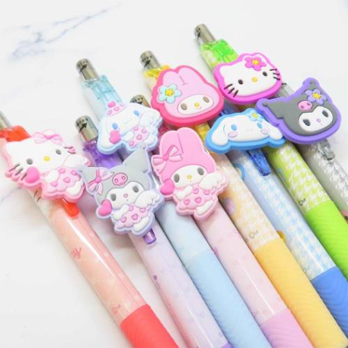 マイメロディ シャープペンシル マスコット付きシャープペン カオハナマイメロ サンリオ キャラクター グッズ メール便可