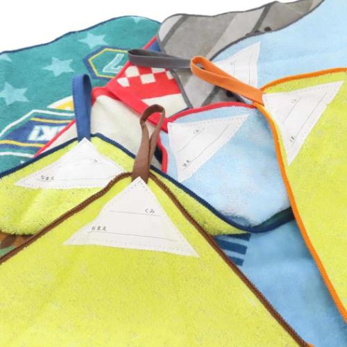 ピッコリーノ ループタオル レトロワッペン 5枚組 キャラクター グッズ