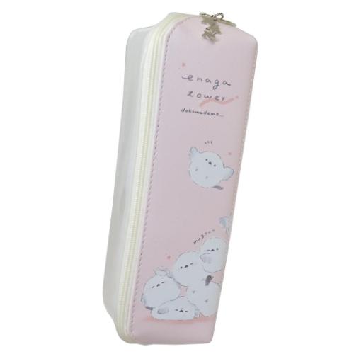 ペンケース オープントレーペンポーチ エナガタワー 新入学 かわいい グッズ